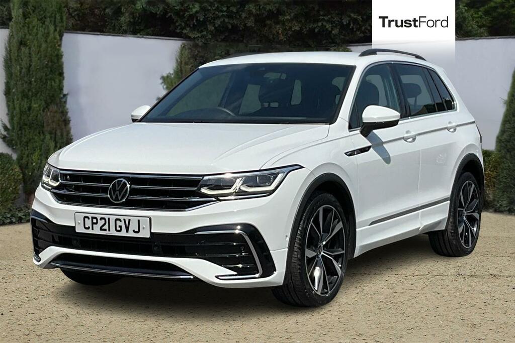 Volkswagen Tiguan 2.0 Tdi 4Motion R-line Dsgrear Camera - Heat CP21GVJ White #5