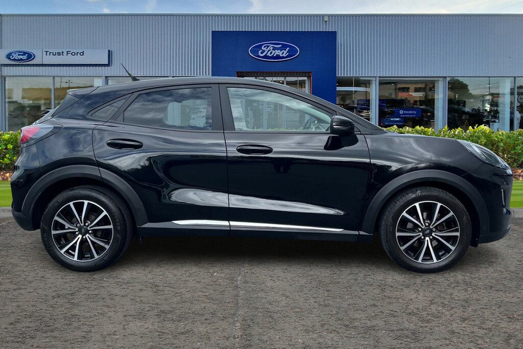 Ford Puma 1.0 Ecoboost Hybrid Mhev Titanium - Sat Nav Re YGZ9692 Black #3