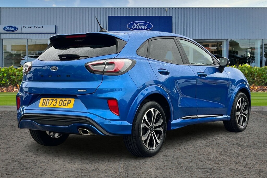 Ford Puma 1.0 Ecoboost Hybrid Mhev St-line Sync 3 - B BD73OGP Blue #4