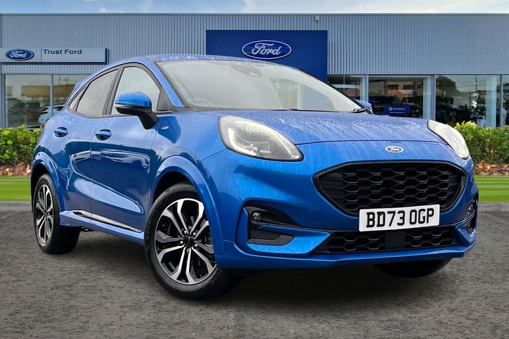 Ford Puma 1.0 Ecoboost Hybrid Mhev St-line Sync 3 - B BD73OGP Blue