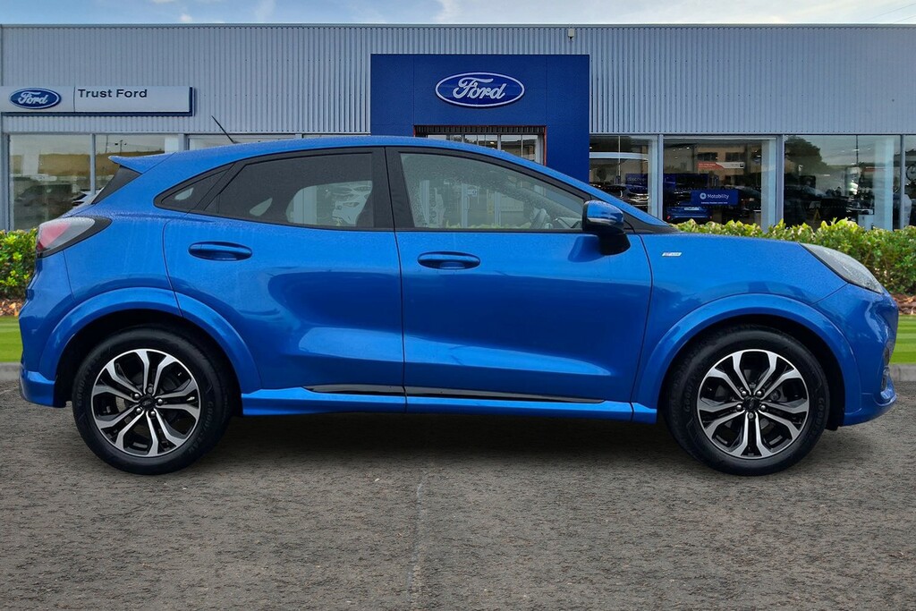 Ford Puma 1.0 Ecoboost Hybrid Mhev St-line Sync 3 - B BD73OGP Blue #3