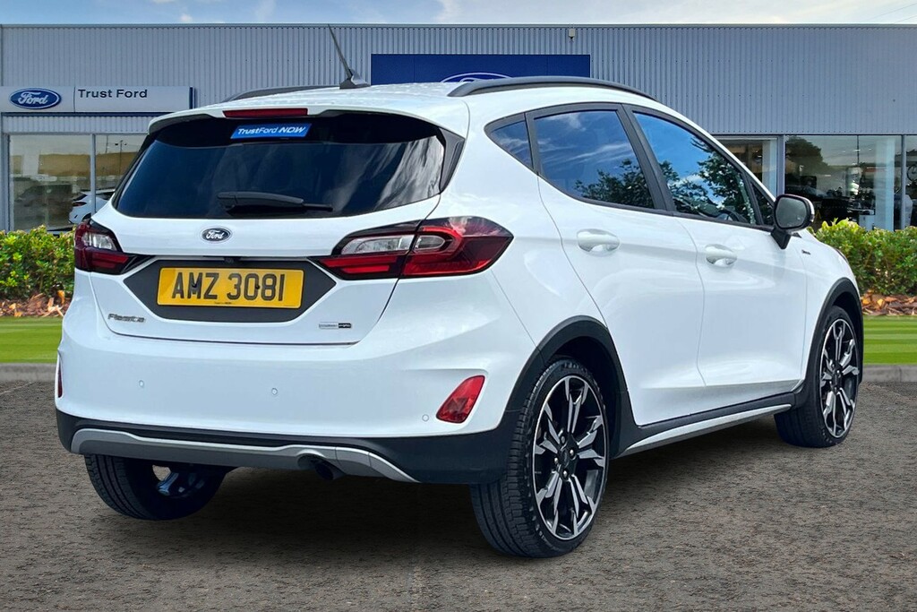 Ford Fiesta 1.0 Ecoboost Hybrid Mhev 125 Active X White #4