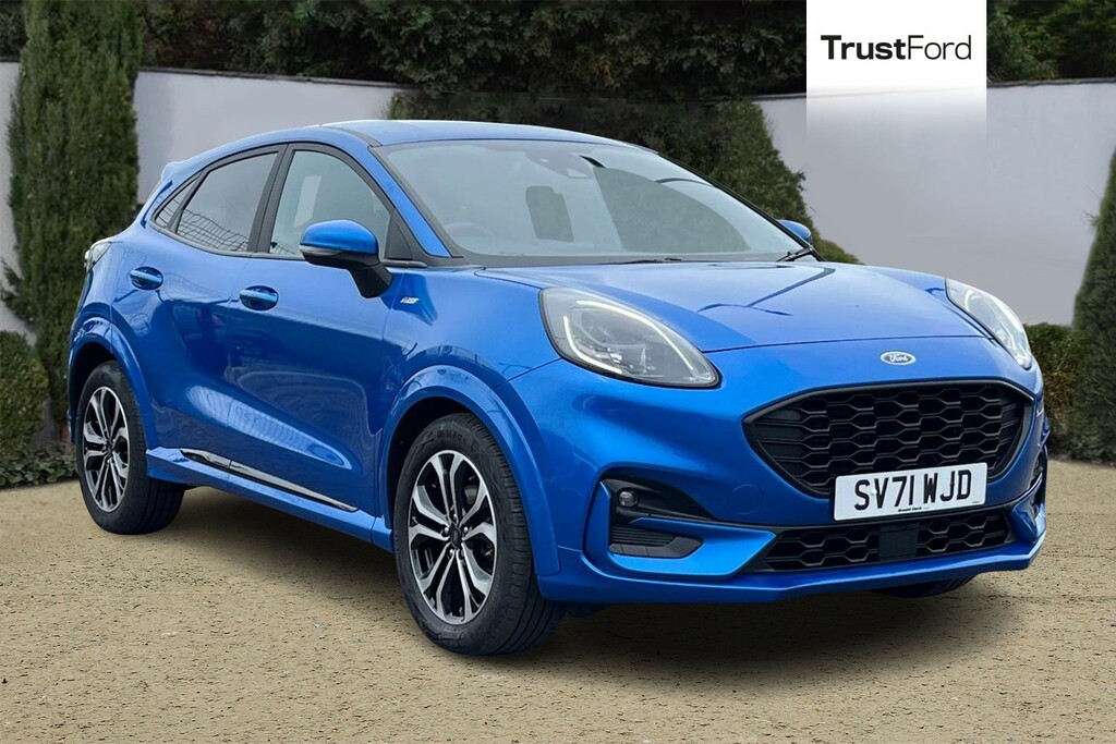 Ford Puma 1.0 Ecoboost Hybrid Mhev St-line Design Blue