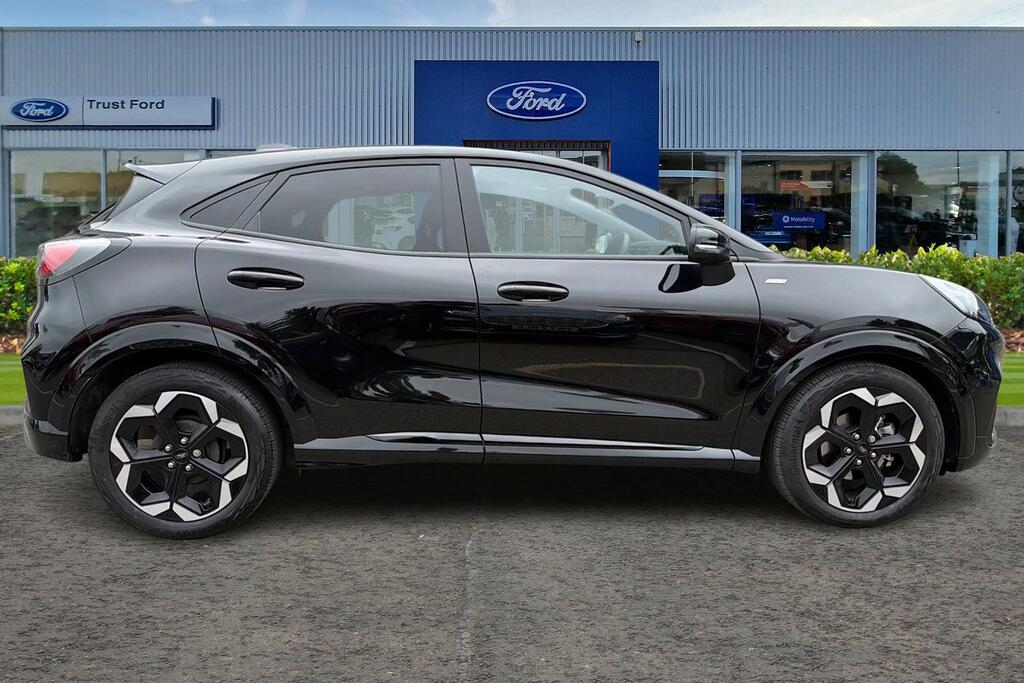Ford Puma 1.0T Ecoboost Mhev St-line X Suv Hybrid WO25YUK Black #3