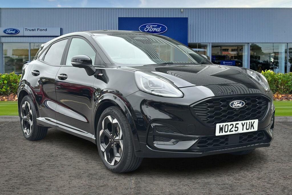 Ford Puma 1.0T Ecoboost Mhev St-line X Suv Hybrid WO25YUK Black