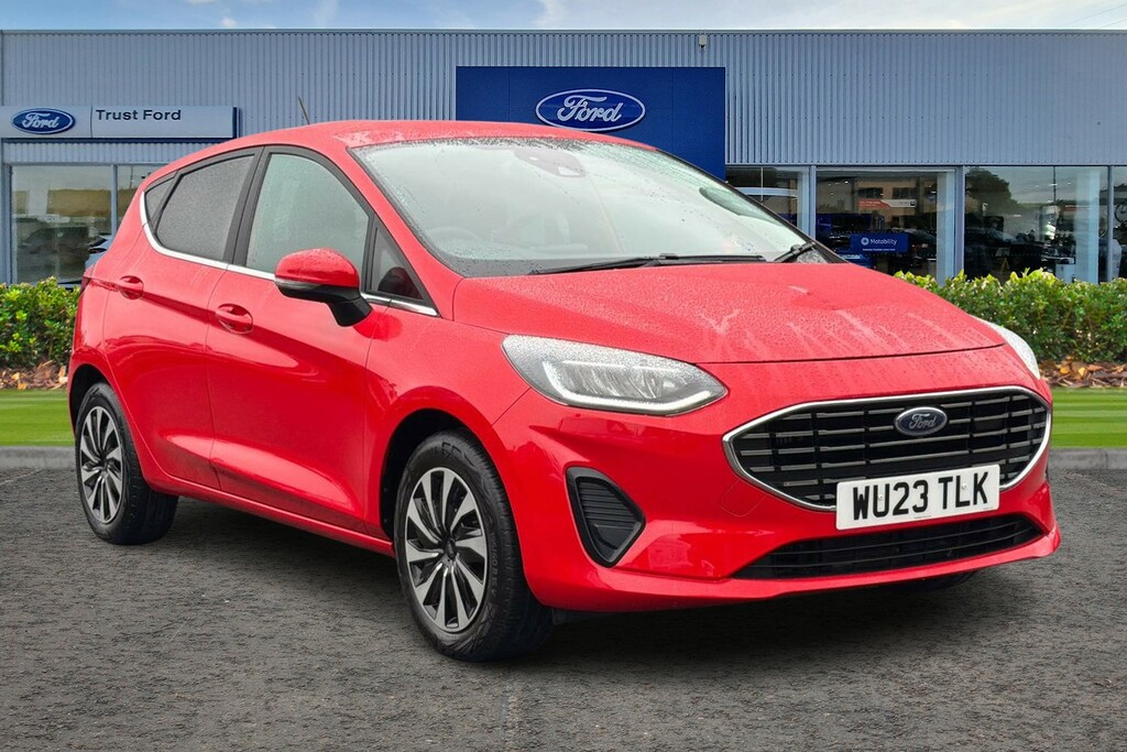 Ford Fiesta 1.0T Ecoboost Titanium Hatchback WU23TLK Red