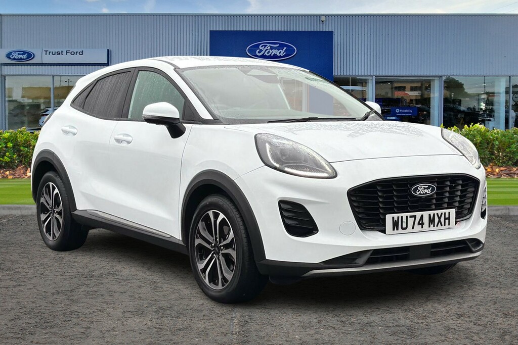 Ford Puma 1.0T Ecoboost Mhev Titanium Suv Hybrid WU74MXH White