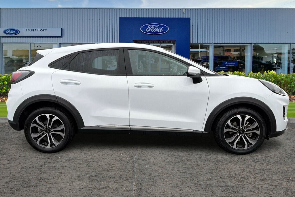 Ford Puma 1.0T Ecoboost Mhev Titanium Suv Hybrid WU74MXH White #3