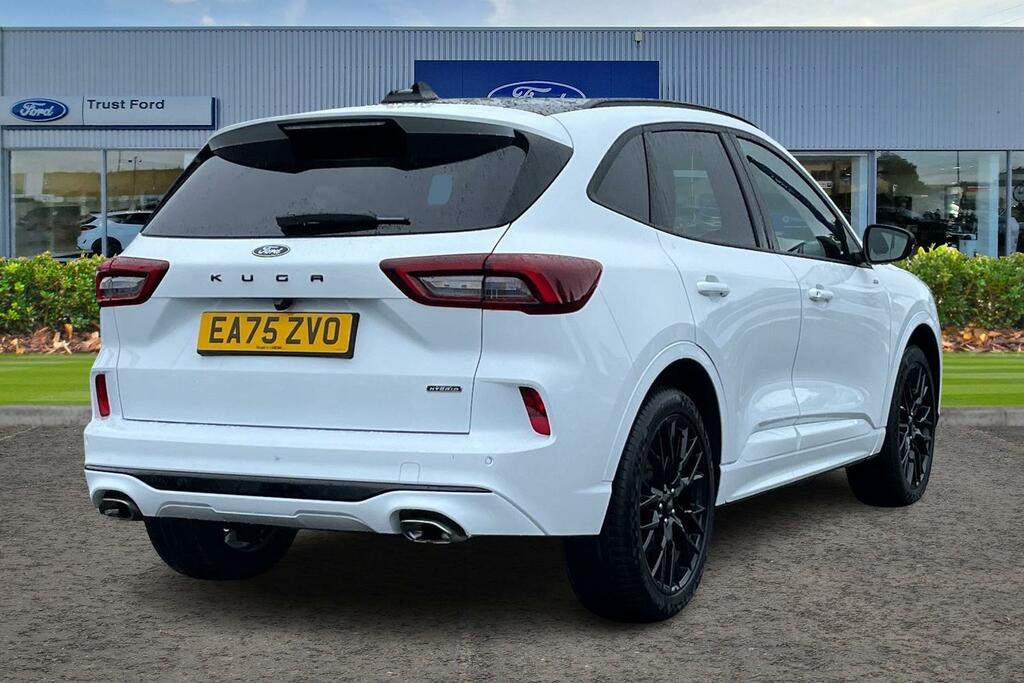 Ford Kuga 2.5 Duratec 14.4Kwh St-line X Black Package Suv White #4