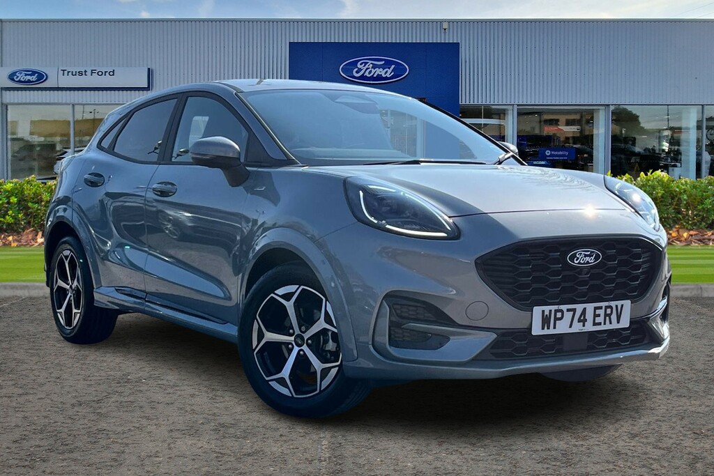 Ford Puma 1.0 Ecoboost Hybrid Mhev St-line Dct Sync 4 WP74ERV Silver
