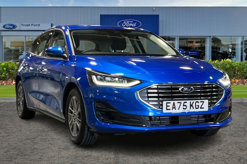 Ford Focus 1.0T Ecoboost Mhev Titanium Hatchback H EA75KGZ Blue #2