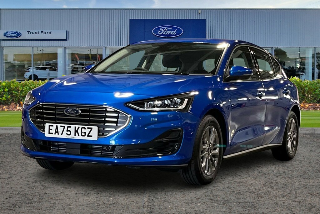 Ford Focus 1.0T Ecoboost Mhev Titanium Hatchback H EA75KGZ Blue #6