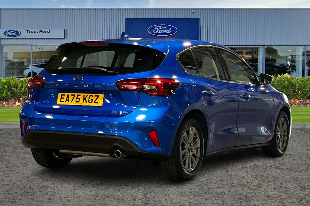 Ford Focus 1.0T Ecoboost Mhev Titanium Hatchback H EA75KGZ Blue #5