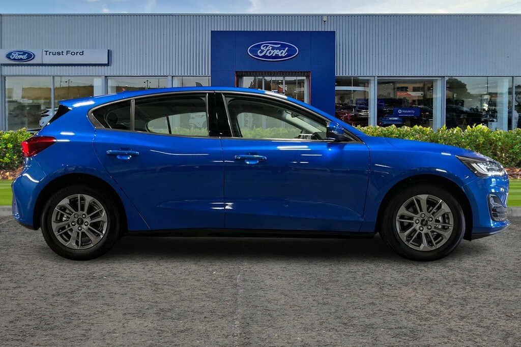 Ford Focus 1.0T Ecoboost Mhev Titanium Hatchback H EA75KGZ Blue #4