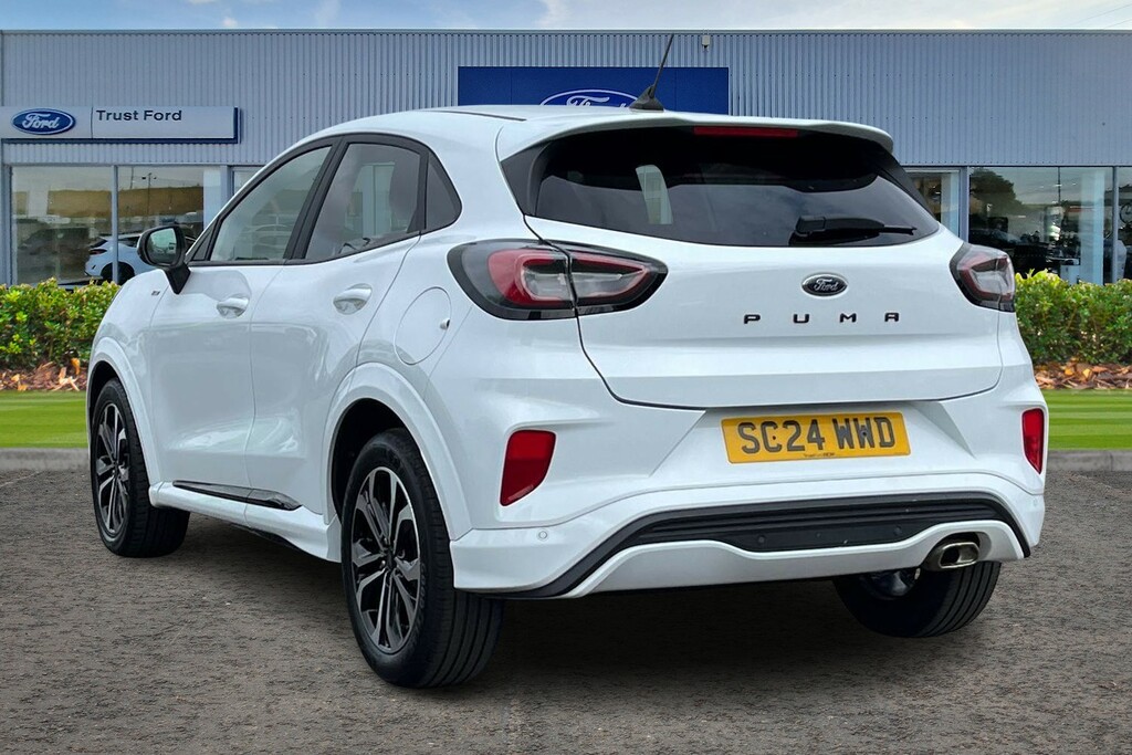 Ford Puma 1.0T Ecoboost Mhev St-line Suv Hybrid M White #2