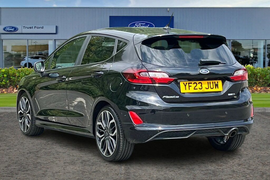 Ford Fiesta 1.0 Ecoboost Hybrid Mhev 125 St-line X Black #2