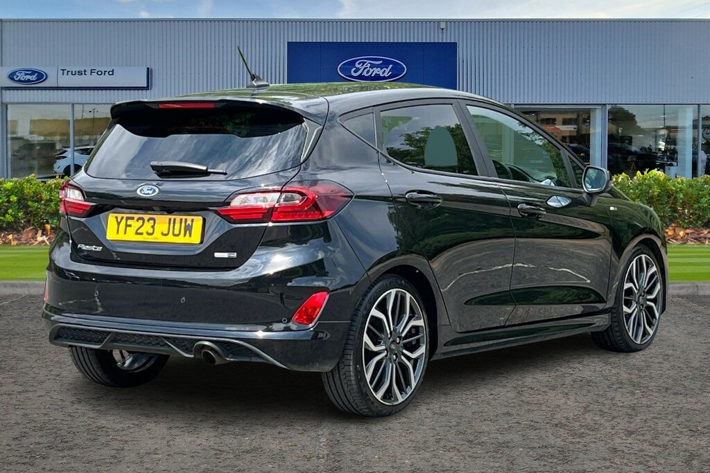 Ford Fiesta 1.0 Ecoboost Hybrid Mhev 125 St-line X Black #4