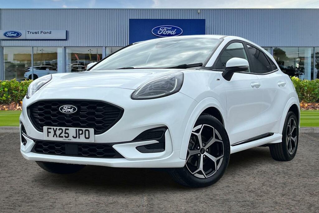 Ford Puma 1.0 Ecoboost Hybrid Mhev St-line Sync4 Navigation FX25JPO White #5