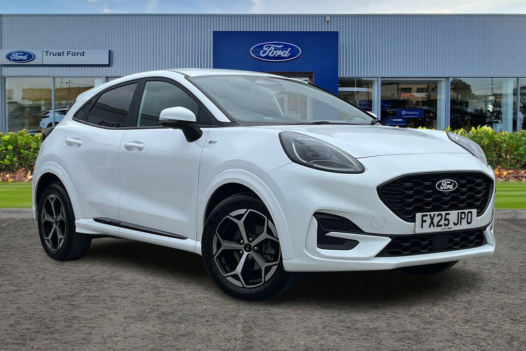 Ford Puma 1.0 Ecoboost Hybrid Mhev St-line Sync4 Navigation White