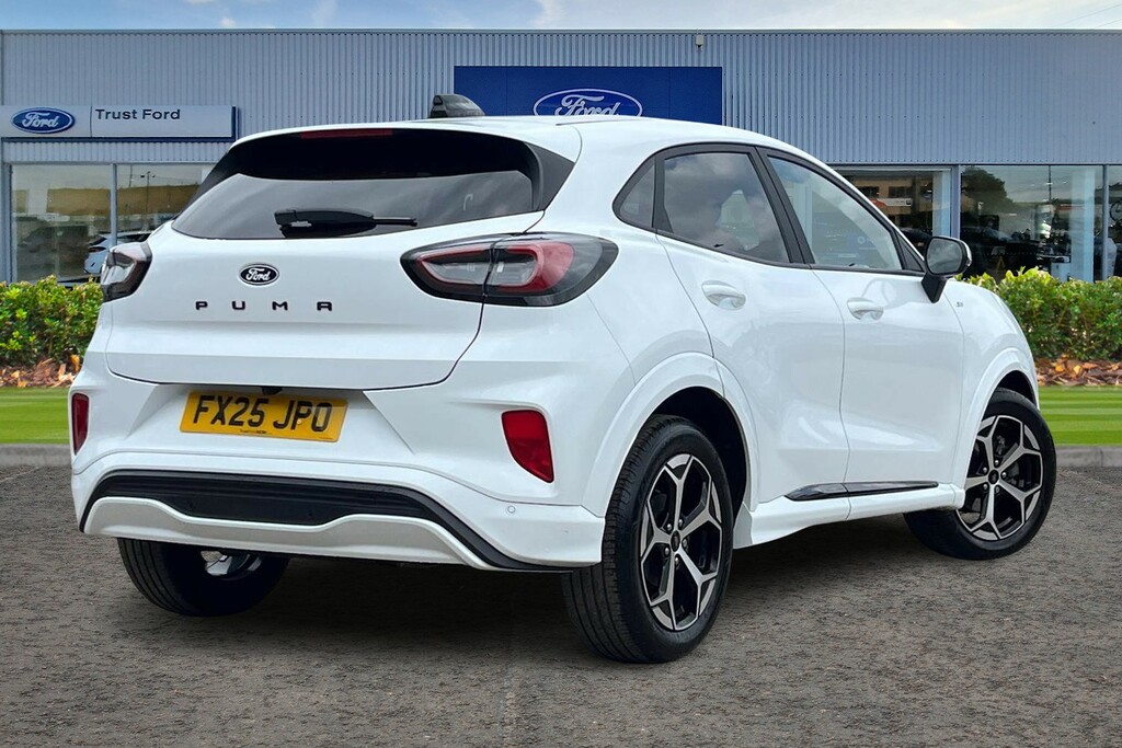 Ford Puma 1.0 Ecoboost Hybrid Mhev St-line Sync4 Navigation FX25JPO White #4