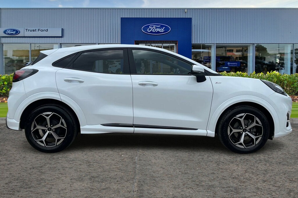 Ford Puma 1.0 Ecoboost Hybrid Mhev St-line Sync4 Navigation FX25JPO White #3