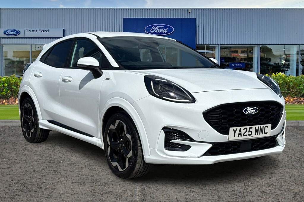 Ford Puma 1.0 Ecoboost Hybrid Mhev St-line X 5Dr- With Power White