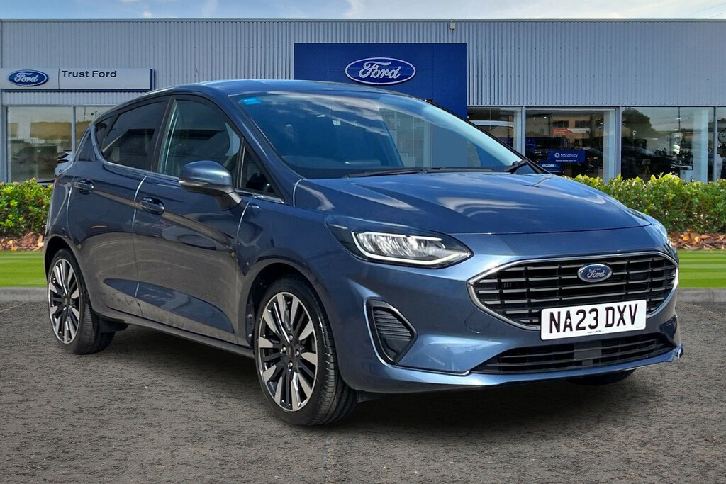 Ford Fiesta 1.0T Ecoboost Mhev Titanium X Hatchback Blue