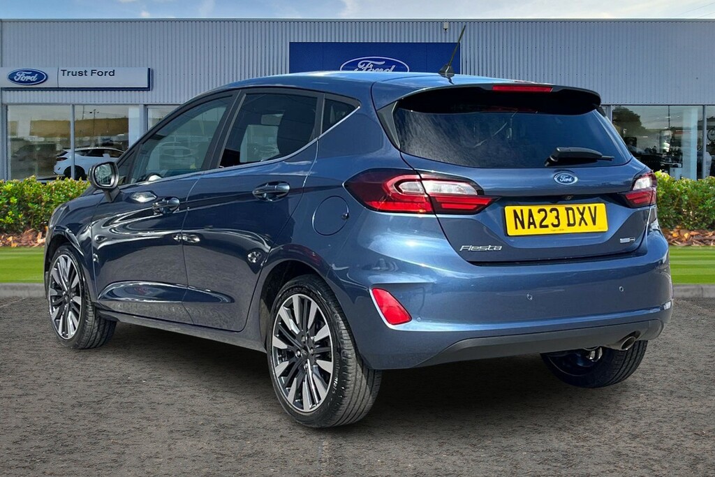 Ford Fiesta 1.0T Ecoboost Mhev Titanium X Hatchback Blue #2