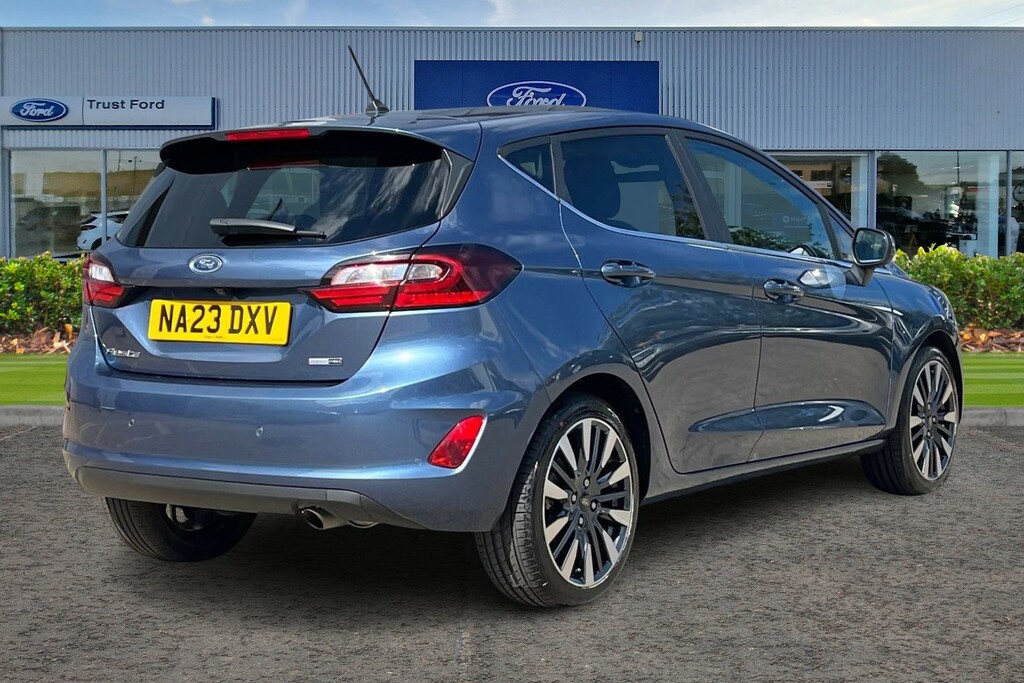 Ford Fiesta 1.0T Ecoboost Mhev Titanium X Hatchback Blue #4