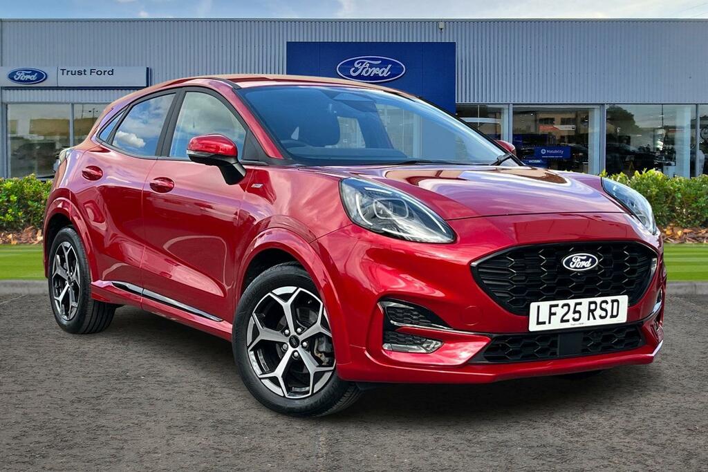 Ford Puma 1.0T Ecoboost Mhev St-line Suv Hybrid M Red