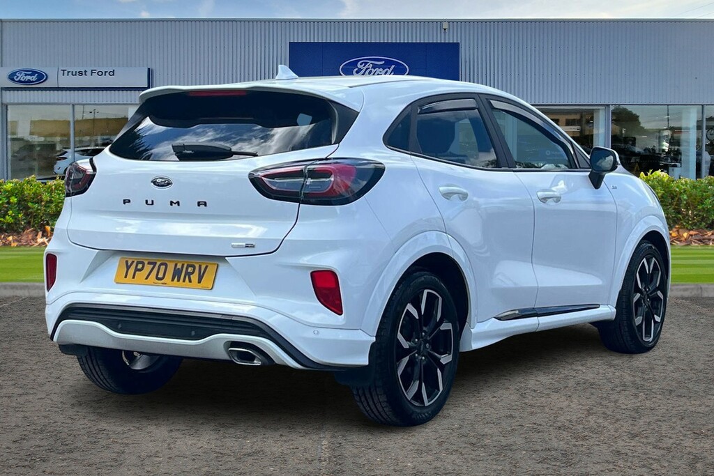 Ford Puma 1.0 Ecoboost Hybrid Mhev St-line X White #4