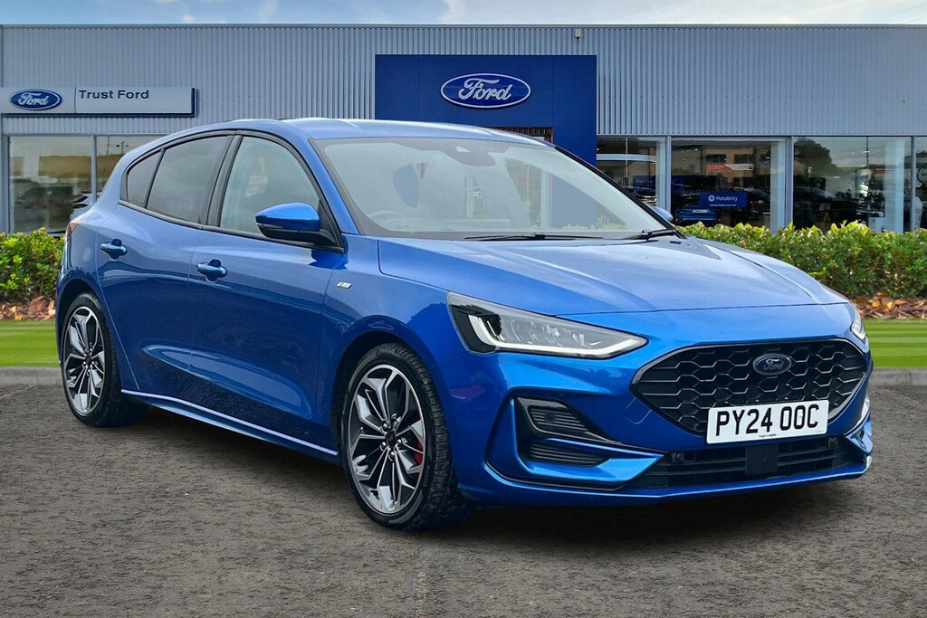 Ford Focus 1.0 Ecoboost Hybrid Mhev 155 St-line X Blue