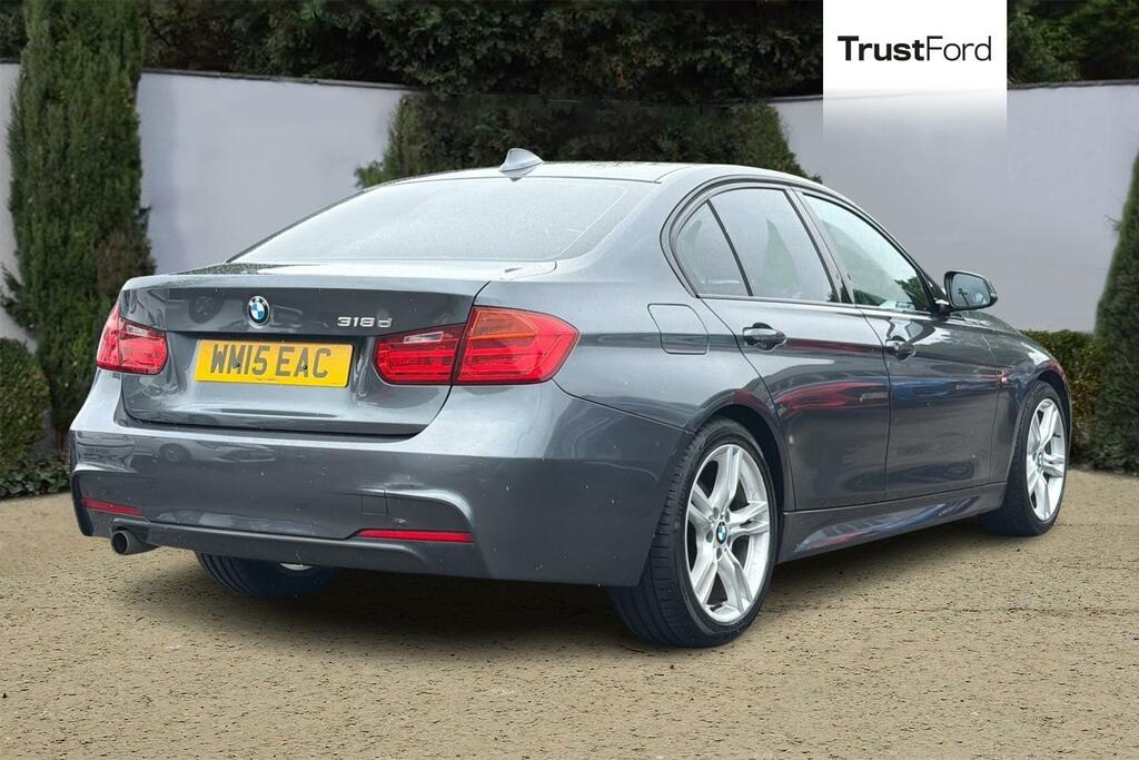 BMW 3 Series 2.0 318D Blueperformance M Sport Saloon Grey #4
