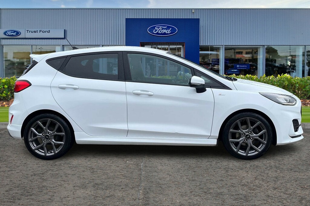 Ford Fiesta 1.0 Ecoboost Hybrid Mhev 155 St-line White #3