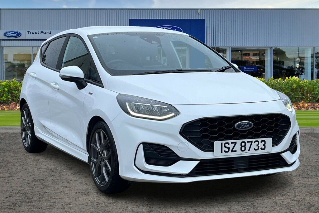 Ford Fiesta 1.0 Ecoboost Hybrid Mhev 155 St-line White