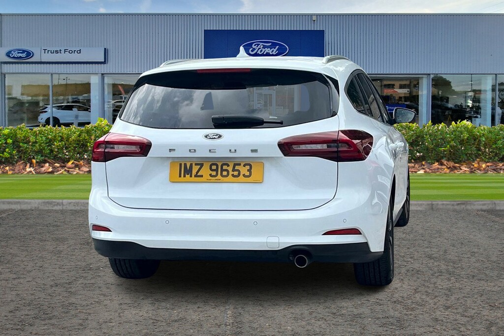 Ford Focus 1.0 Ecoboost Hybrid Mhev 155 Titanium X IMZ9653 White #4
