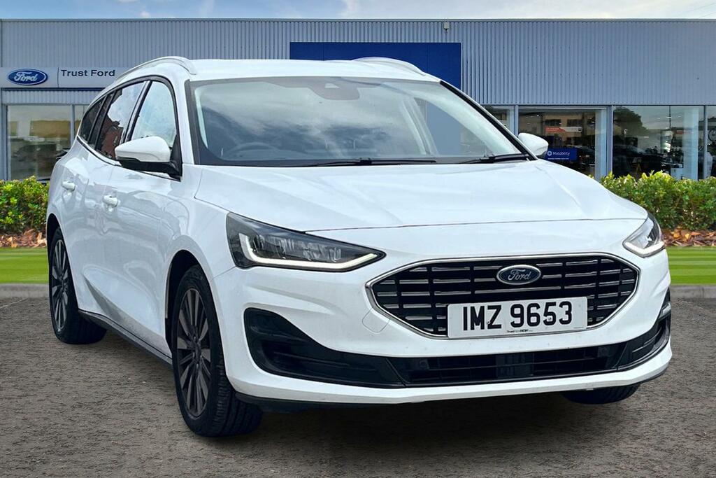 Ford Focus 1.0 Ecoboost Hybrid Mhev 155 Titanium X White