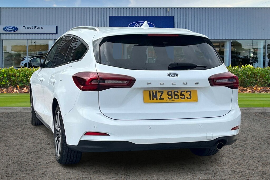 Ford Focus 1.0 Ecoboost Hybrid Mhev 155 Titanium X IMZ9653 White #2