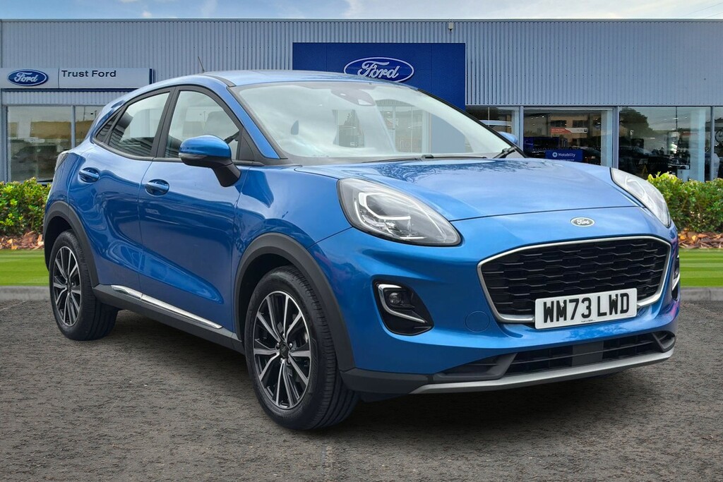 Ford Puma 1.0 Ecoboost Hybrid Mhev Titanium With Sat Nav WM73LWD Blue