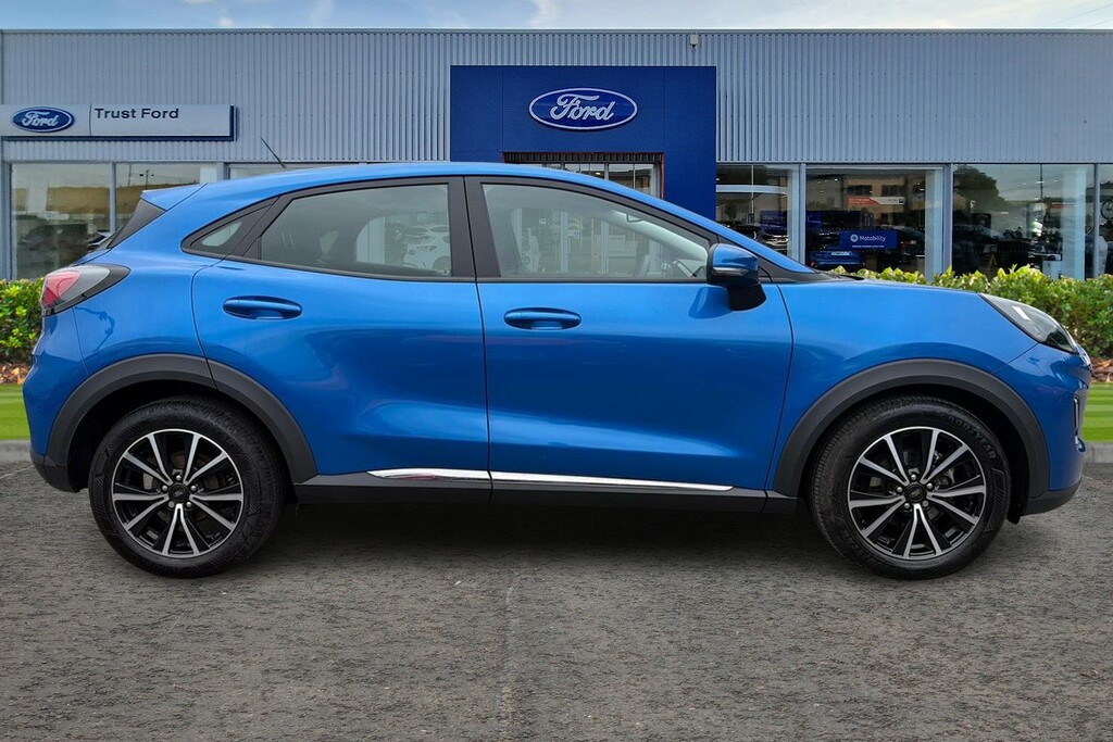 Ford Puma 1.0 Ecoboost Hybrid Mhev Titanium With Sat Nav WM73LWD Blue #3