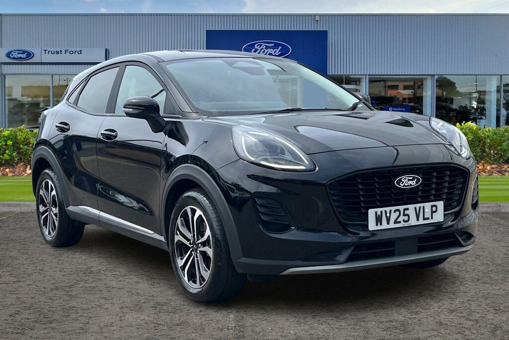 Ford Puma 1.0T Ecoboost Mhev Titanium Suv Hybrid WV25VLP Black