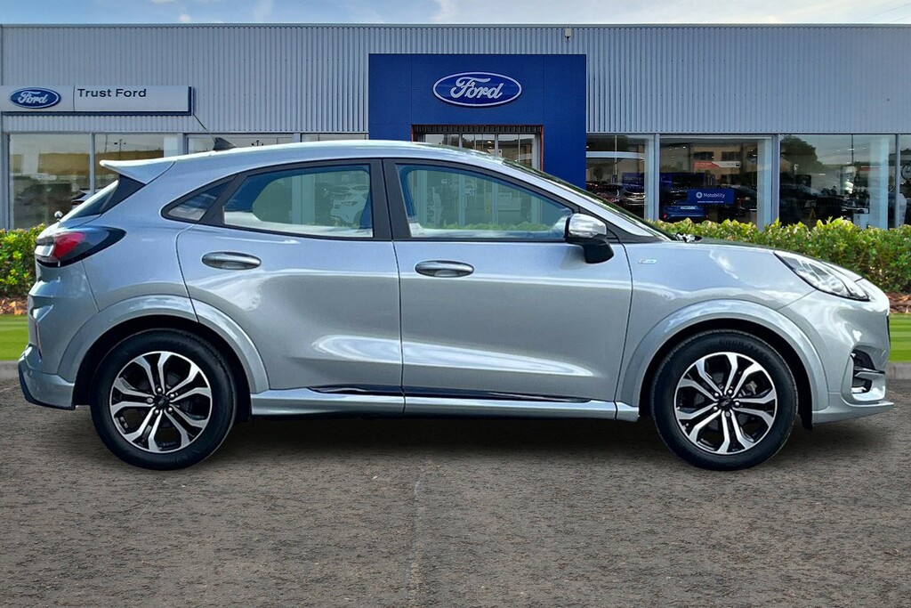 Ford Puma 1.0 Ecoboost Hybrid Mhev St-line Dct DE23LYD Silver #3