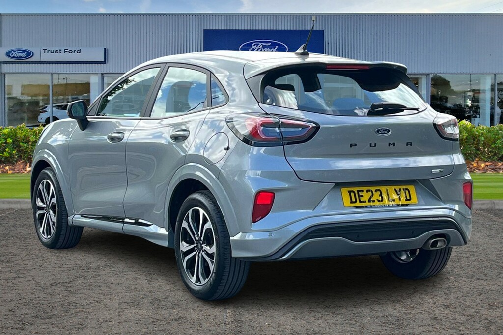 Ford Puma 1.0 Ecoboost Hybrid Mhev St-line Dct DE23LYD Silver #2