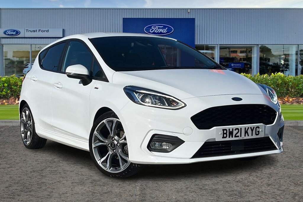 Ford Fiesta 1.0 Ecoboost Hybrid Mhev 125 St-line Edition White