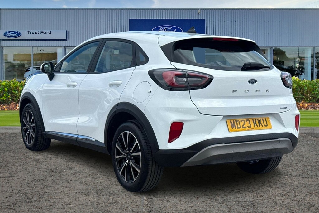 Ford Puma 1.0 Ecoboost Hybrid Mhev Titanium 5Dr- With Satell MD23KKU White #2