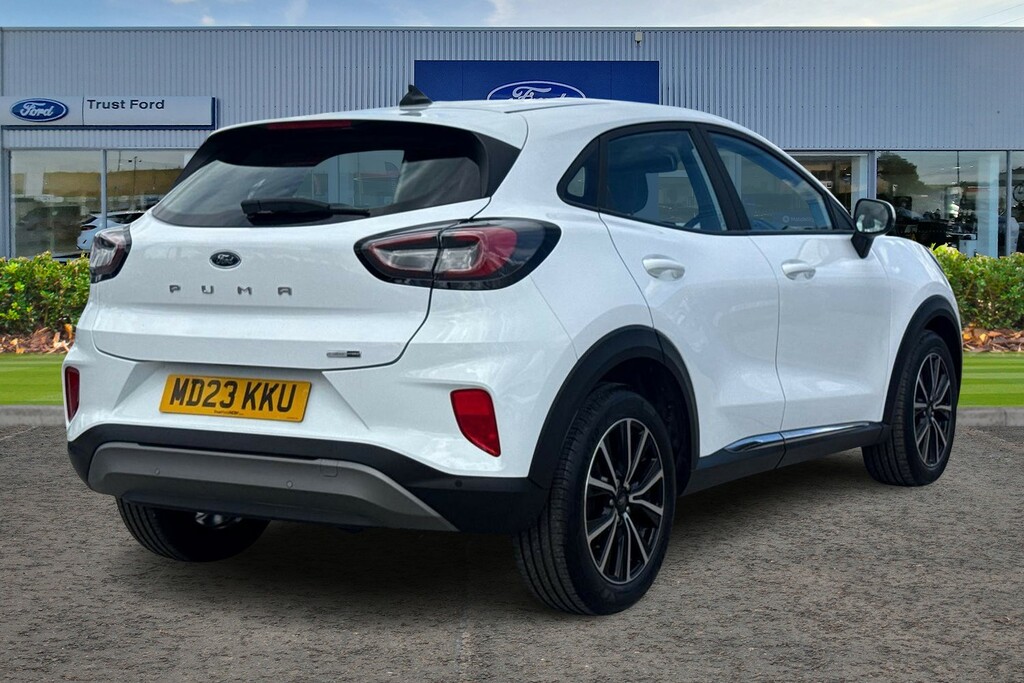Ford Puma 1.0 Ecoboost Hybrid Mhev Titanium 5Dr- With Satell MD23KKU White #4