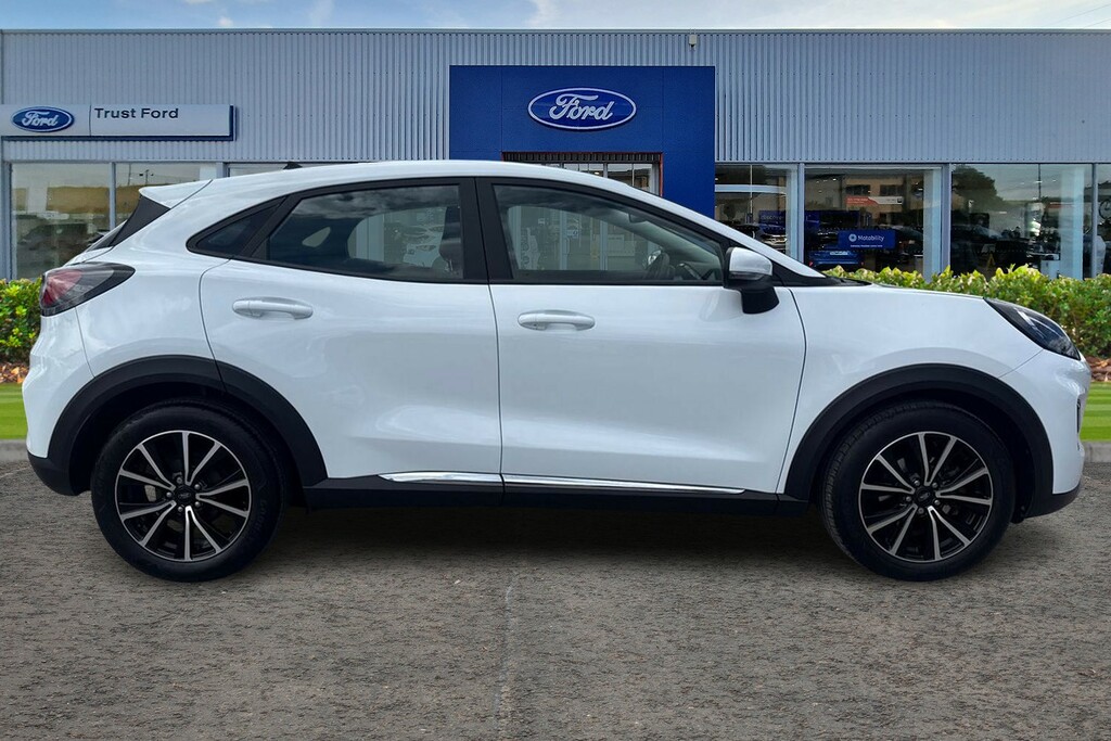 Ford Puma 1.0 Ecoboost Hybrid Mhev Titanium 5Dr- With Satell MD23KKU White #3