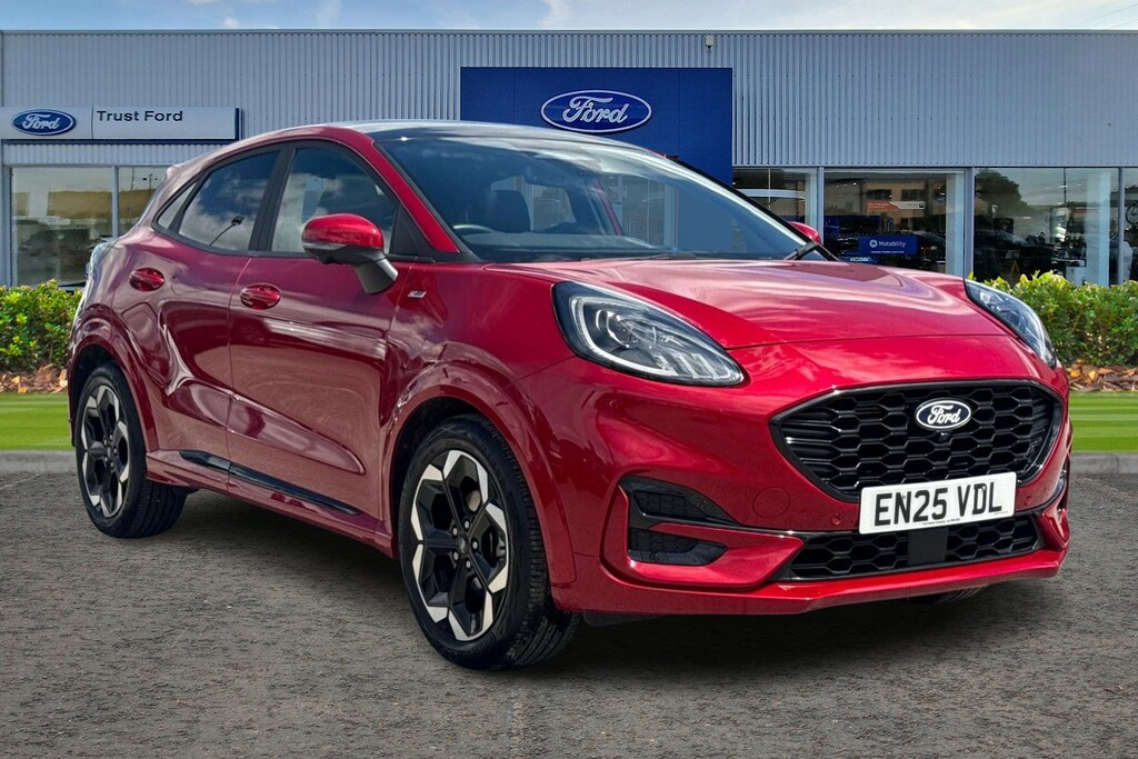 Ford Puma 1.0 Ecoboost Hybrid Mhev St-line X 5Dr- With Panor Red