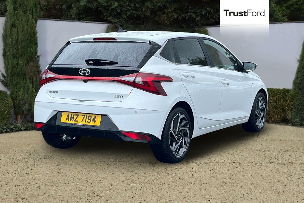 Hyundai I20 1.0T Gdi 48V Mhd Premium Dct - Reversing Camer White #4