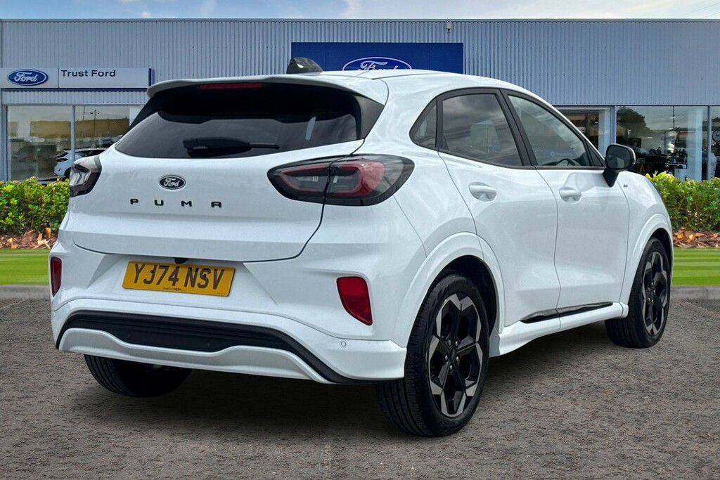 Ford Puma 1.0 Ecoboost Hybrid Mhev St-line X White #4